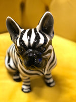Porselen "Franskbulldog ZEBRA" 34 cm