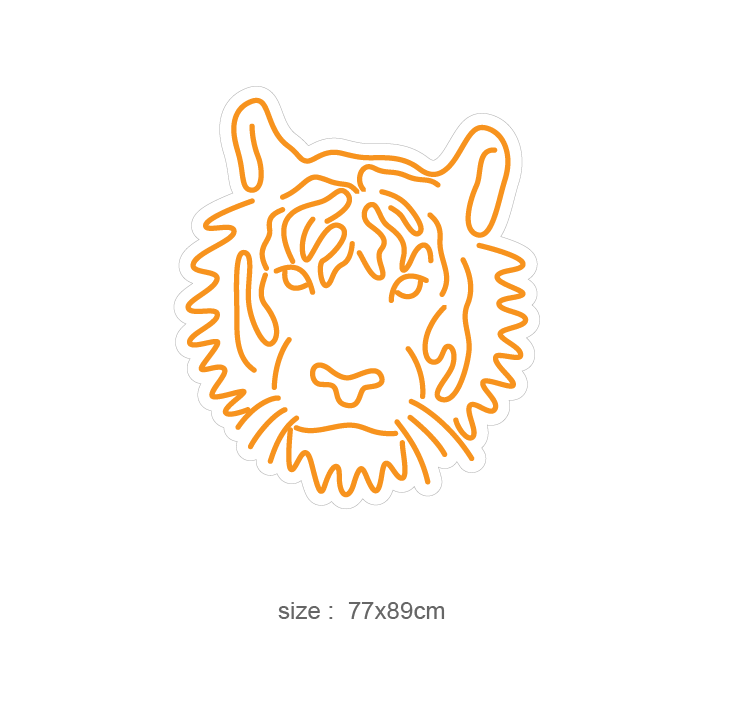 Led neonskilt " TIGER "