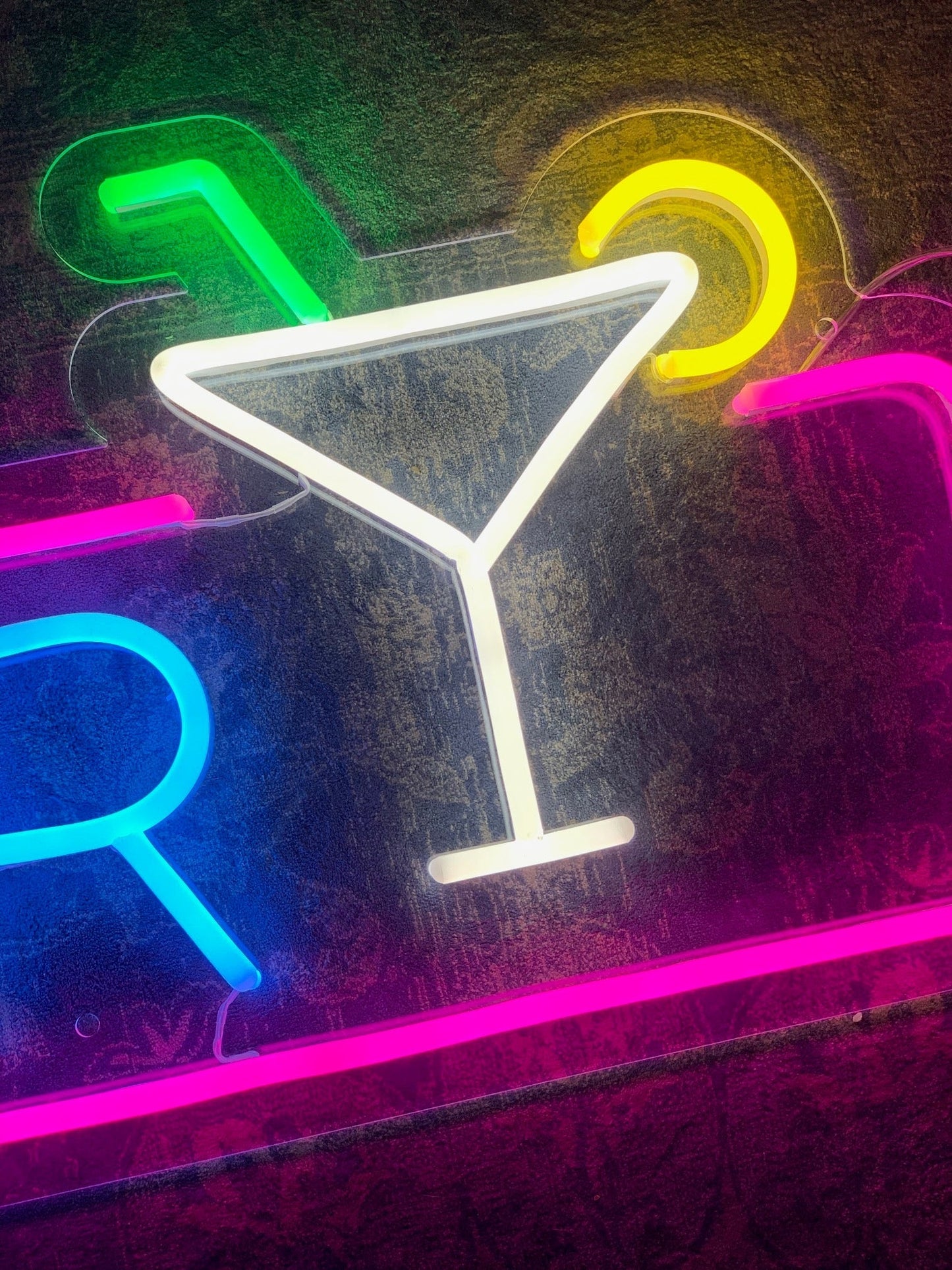 "BAR" LED NEONSKILT. 86x40 cm. Bestilling!