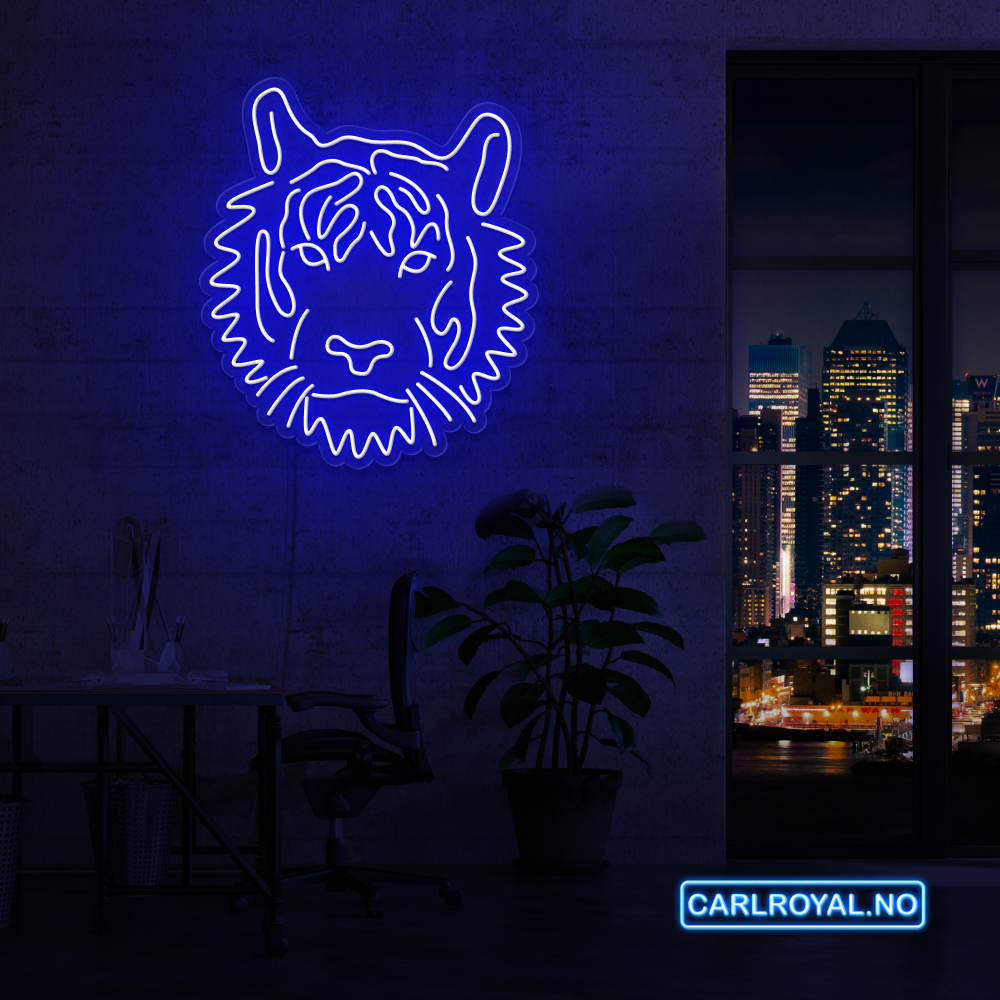 "TIGER" LED NEONSKILT. Bestilling!