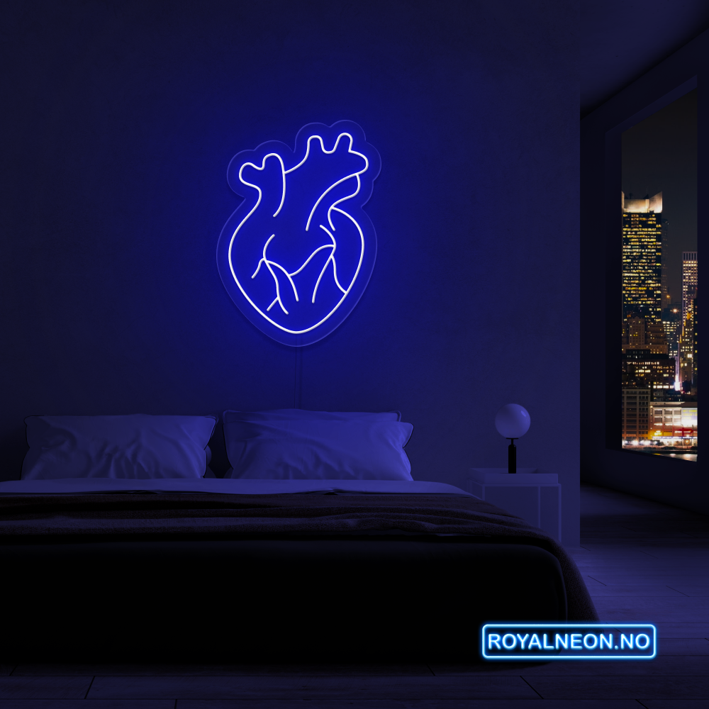 "Hjerte" Led Neonskilt. Bestilling!