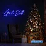 "God Jul" LED NEONSKILT. Bestilling!