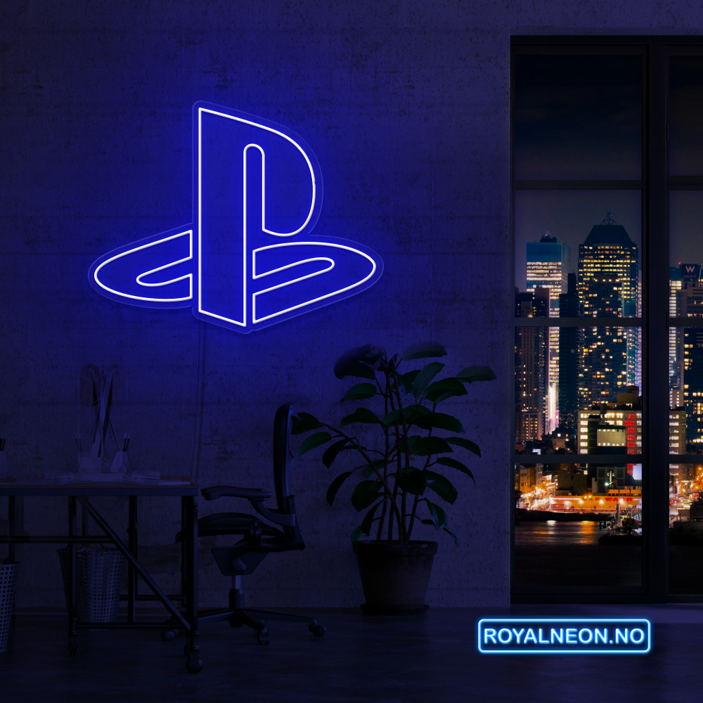"PlayStation" LED NEONSKILT. Bestilling!