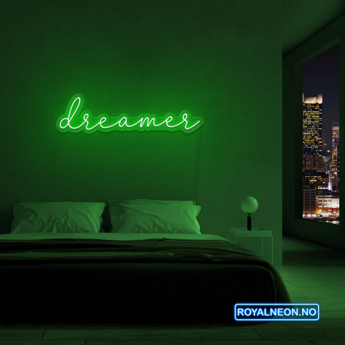 "dreamer" Led Neonskilt. Bestilling!