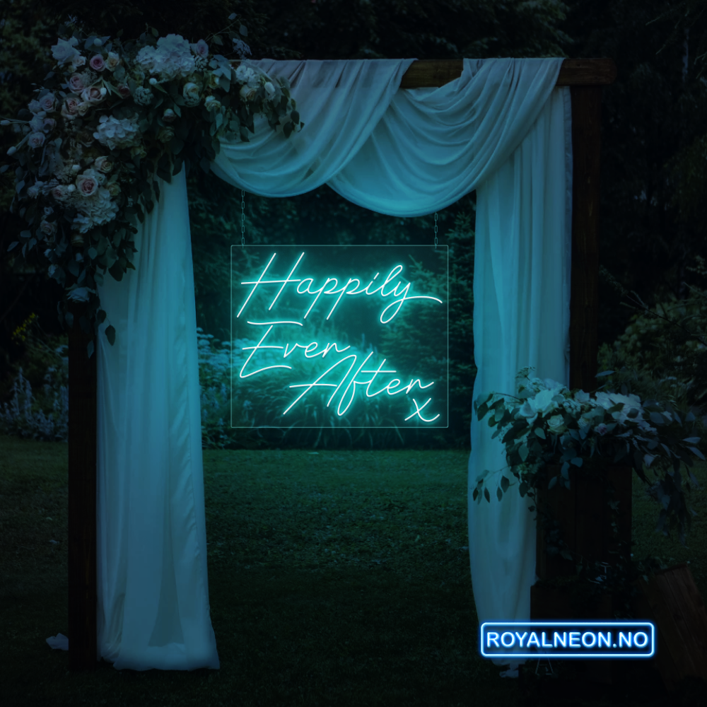 "Happily Ever After" Led neonskilt. Bestilling!