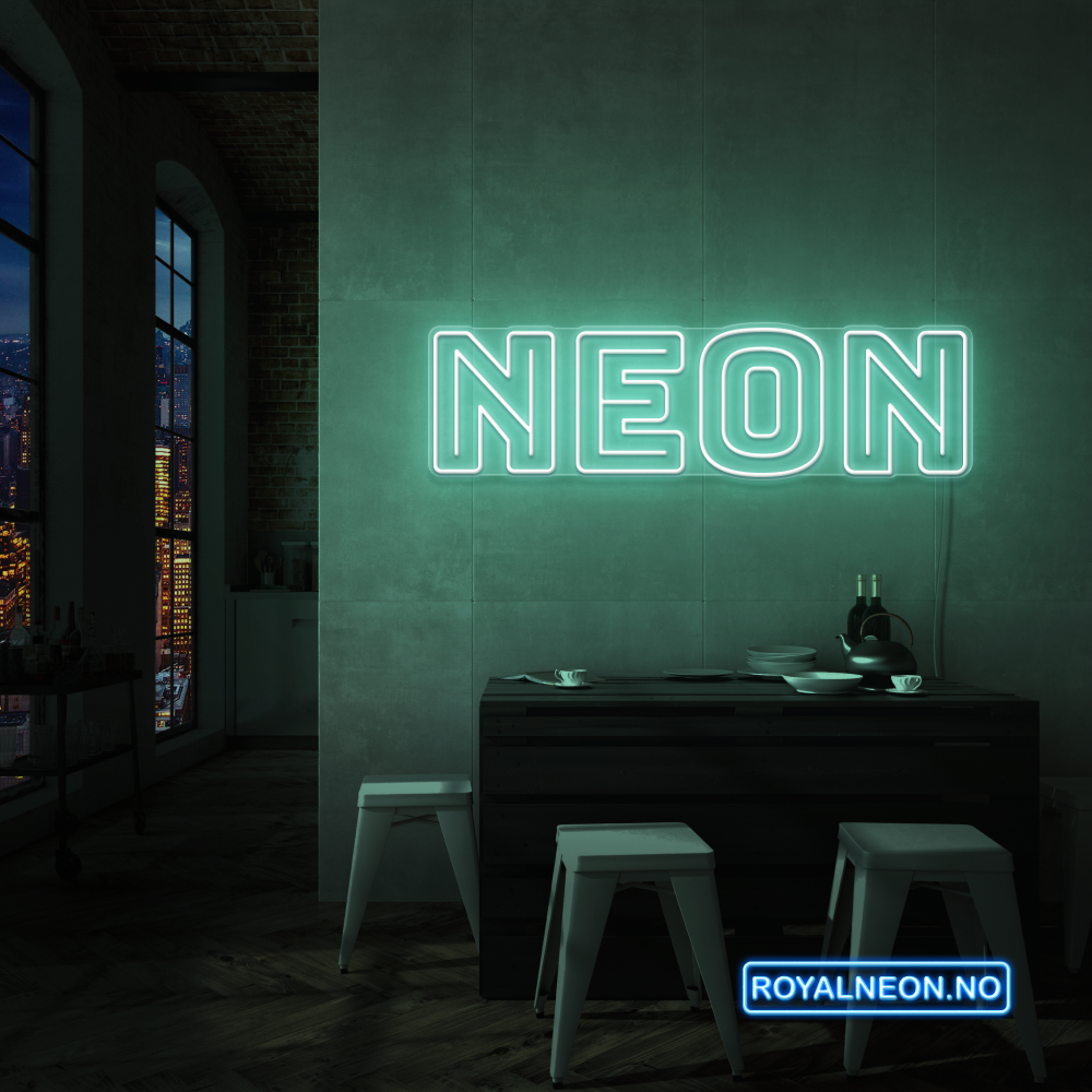 "NEON NEON" LED NEONSKILT. Bestilling!