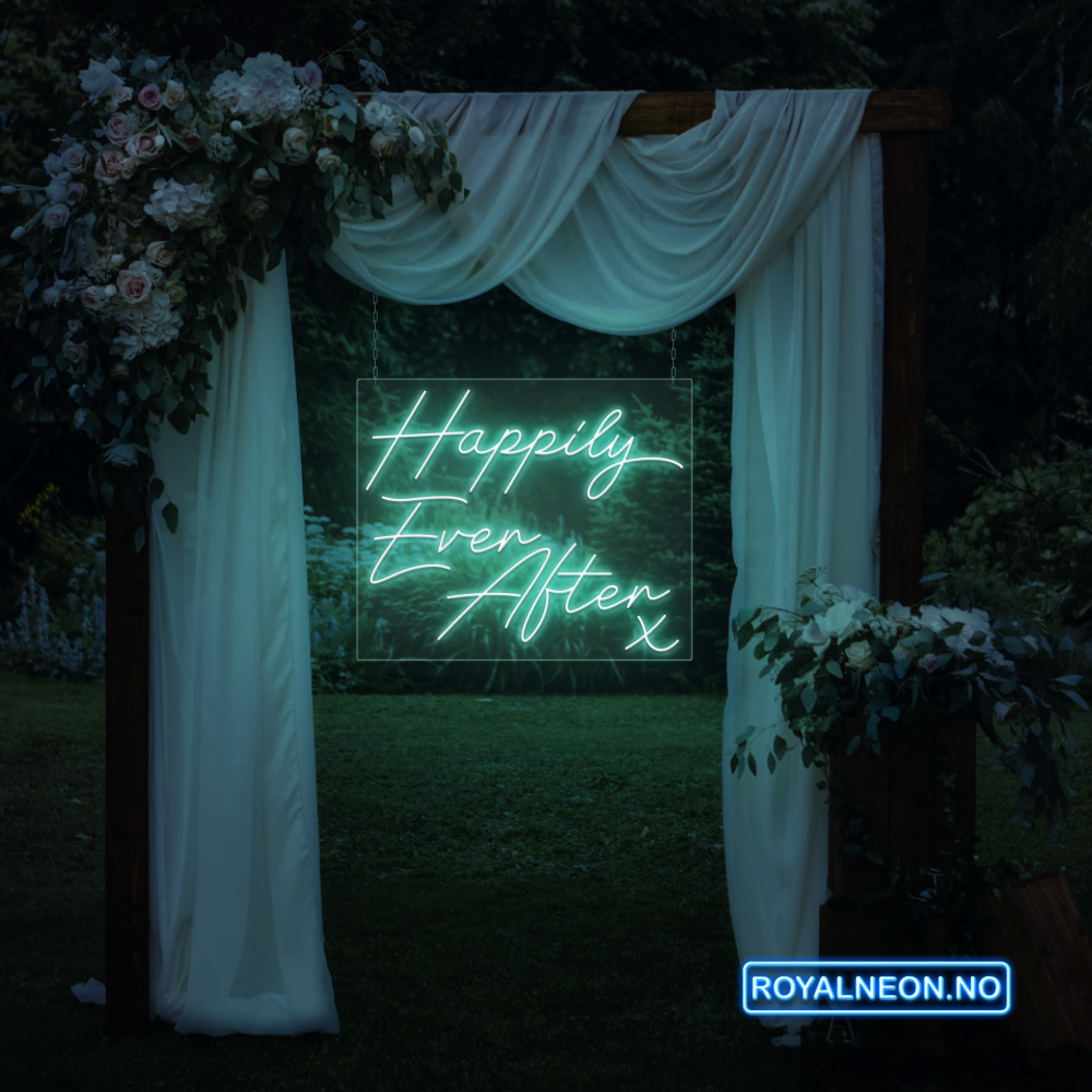 "Happily Ever After" Led neonskilt. Bestilling!