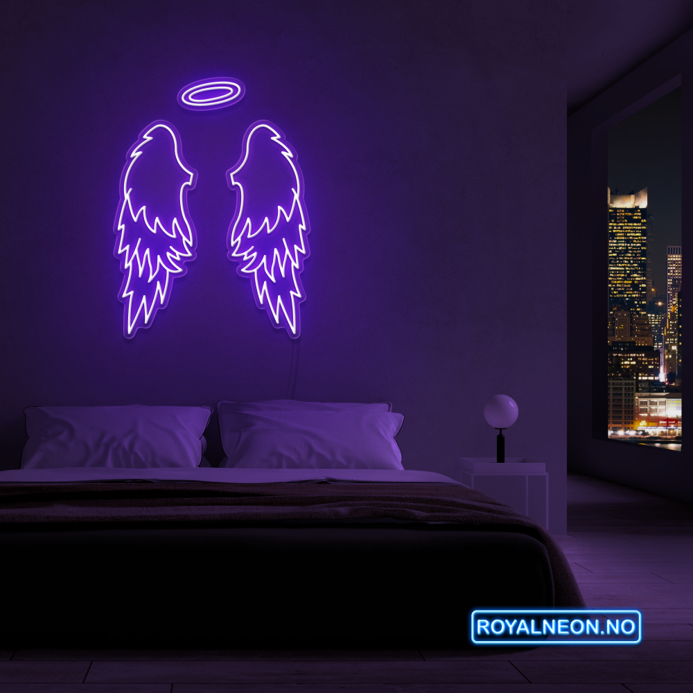 "Wings" LED NEONSKILT. Bestilling!