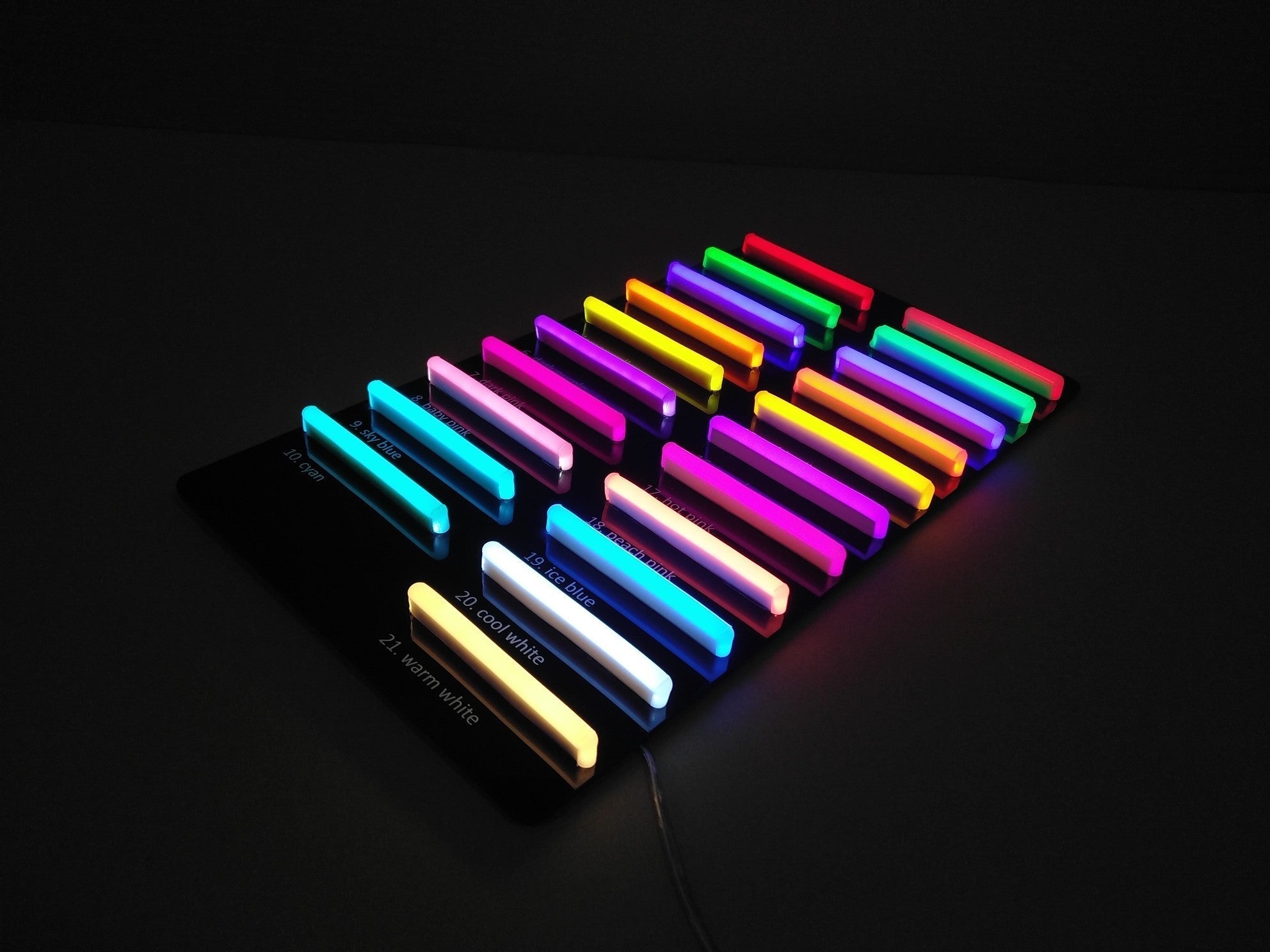 "magic mini" LED NEONSKILT. Cool white