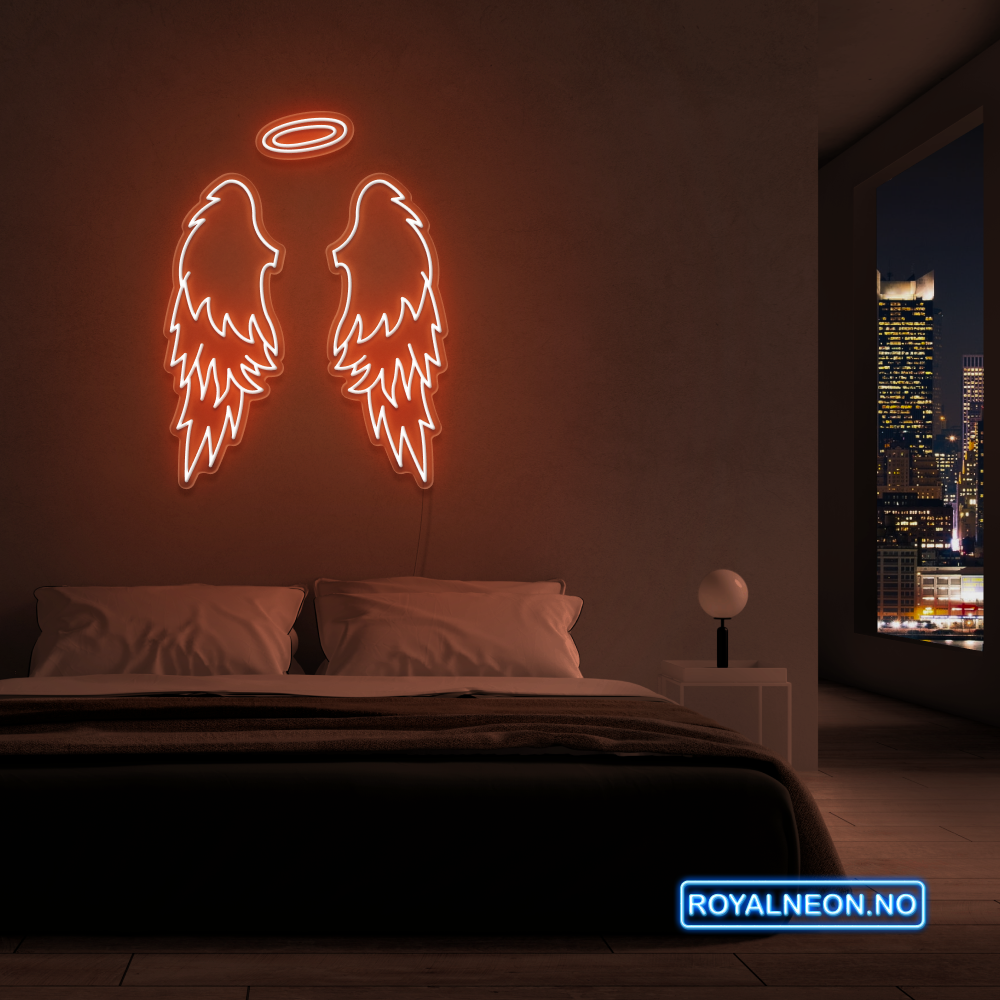 "Wings" LED NEONSKILT. Bestilling!