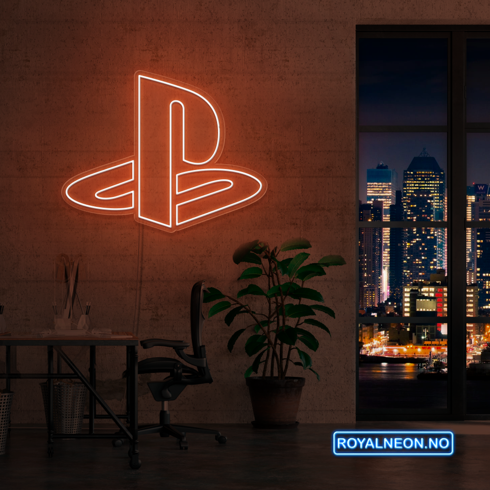 "PlayStation" LED NEONSKILT. Bestilling!