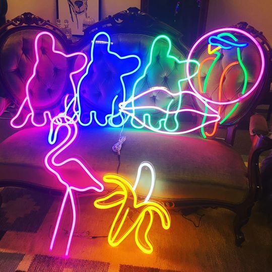 "Papegøye"LED NEONSKILT. Bestilling!