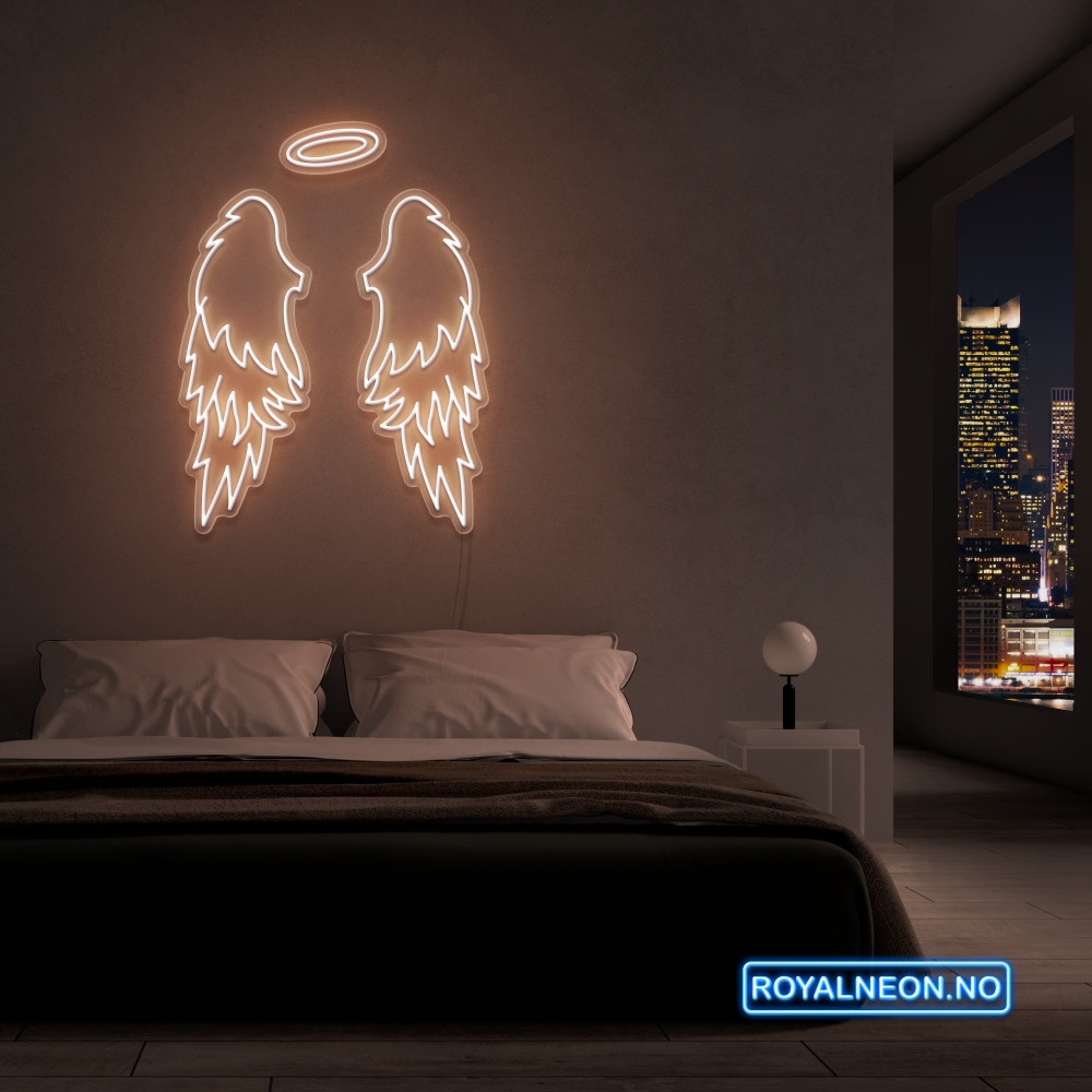 "Wings" LED NEONSKILT. Bestilling!