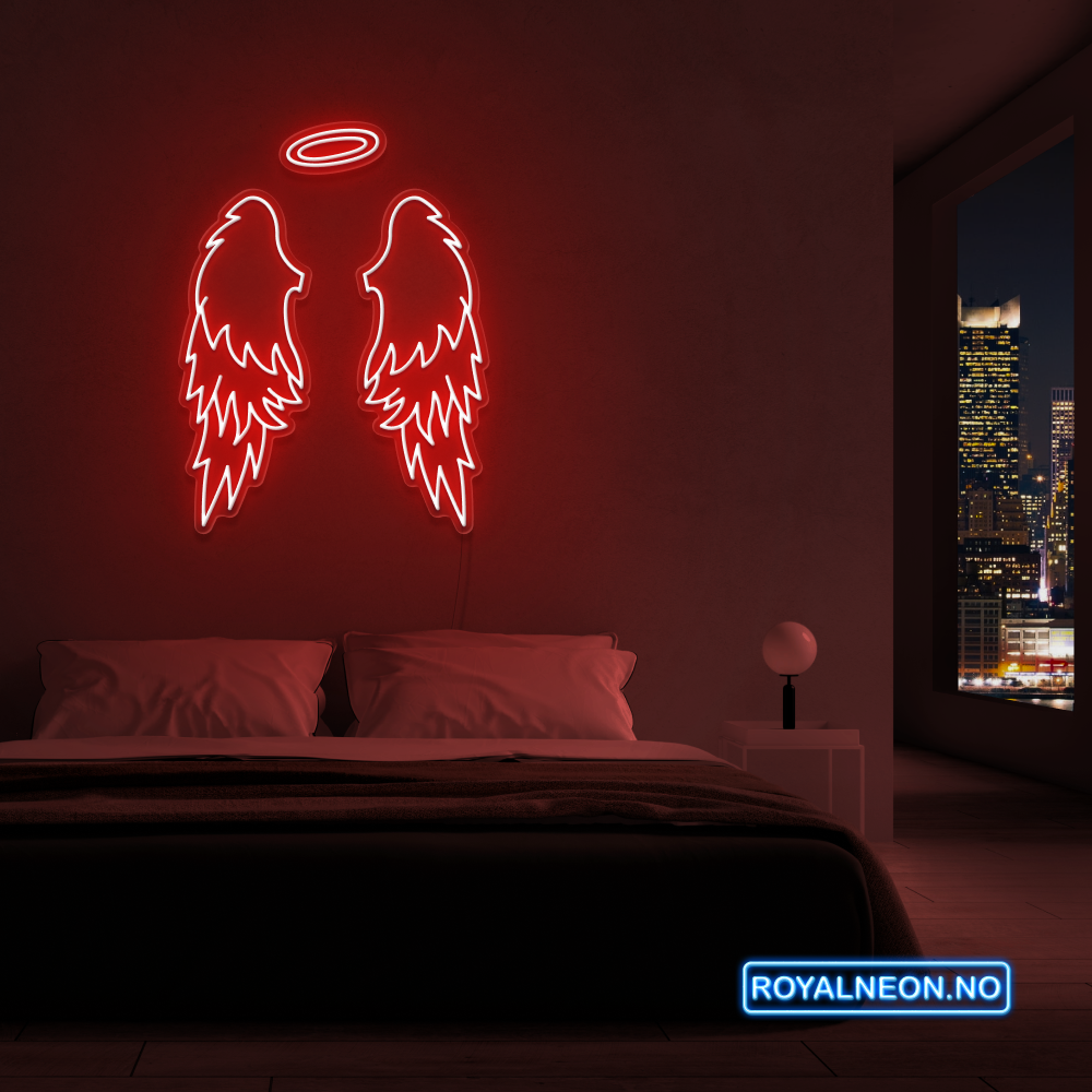 "Wings" LED NEONSKILT. Bestilling!