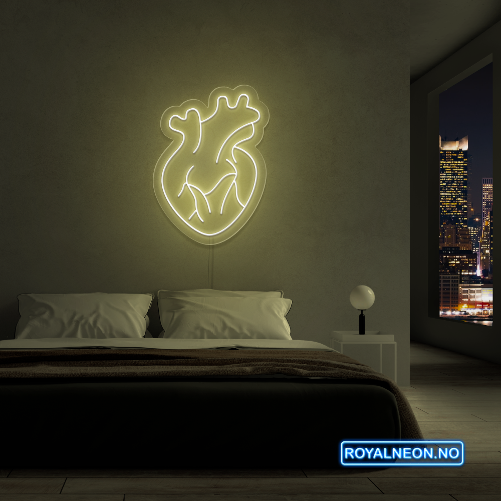 "Hjerte" Led Neonskilt. Bestilling!