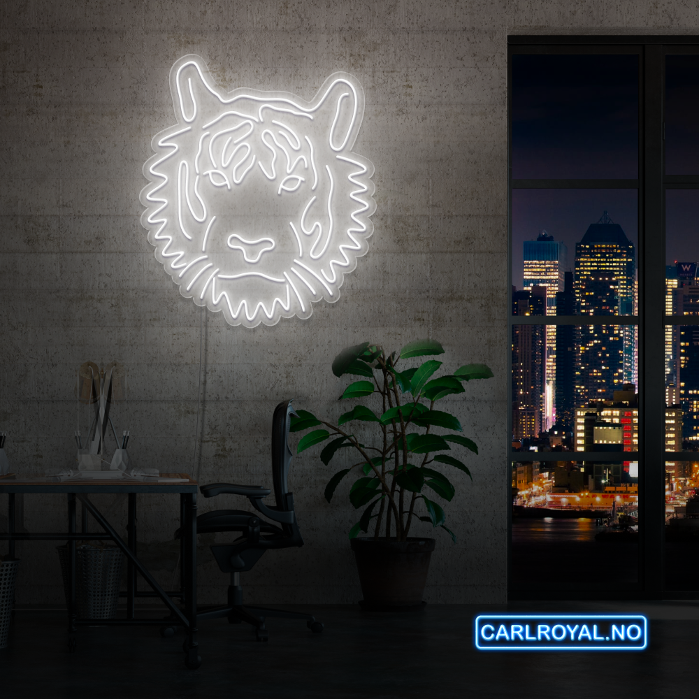 "TIGER" LED NEONSKILT. Bestilling!