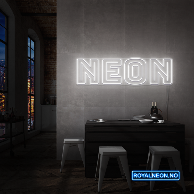 "NEON NEON" LED NEONSKILT. Bestilling!