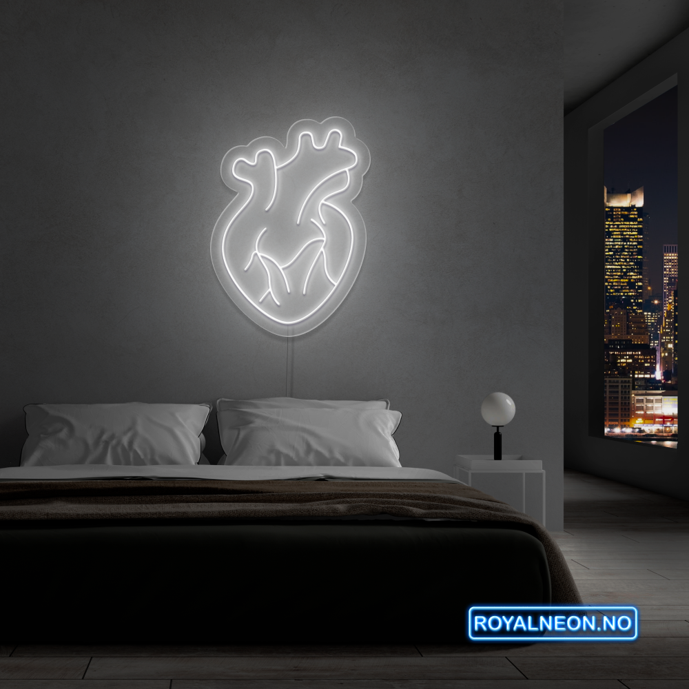 "Hjerte" Led Neonskilt. Bestilling!