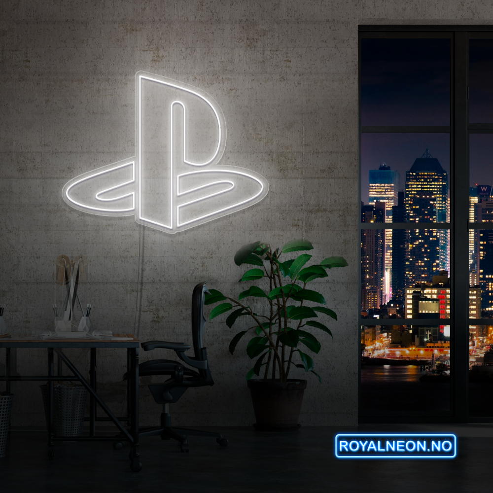 "PlayStation" LED NEONSKILT. Bestilling!